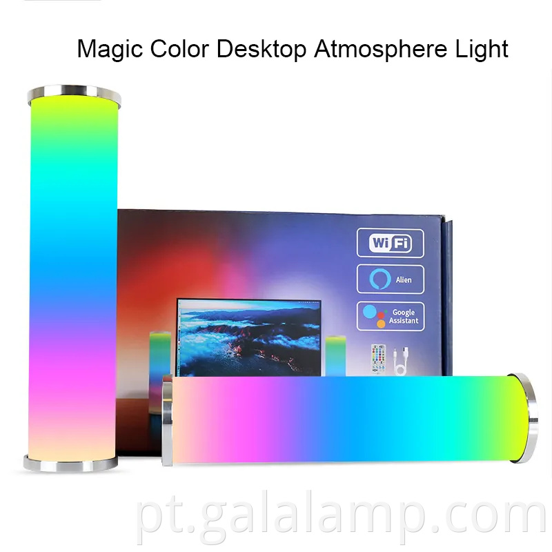 Barras de luz LED ambiente para o ambiente de PC e sala de TV